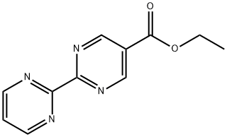 ethyl 2-(pyrimidin-2-yl)pyrimidine-5-carboxylate结构式