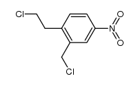 1-(2-chloro-ethyl)-2-chloromethyl-4-nitro-benzene Structure