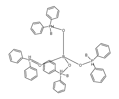 diphenylphosphane oxide-tris{(P-B)boran-(diphenylphosphinooxy)}borane结构式