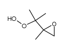 2,3-dimethyl-1,2-epoxy-3-hydroperoxybutane Structure