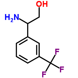 2-Amino-2-[3-(trifluoromethyl)phenyl]ethanol Structure