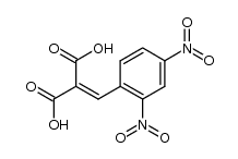 (2,4-dinitro-benzylidene)-malonic acid Structure