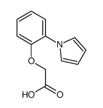 2-(2-pyrrol-1-ylphenoxy)acetic acid Structure