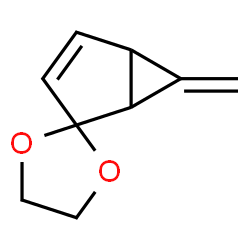 Spiro[bicyclo[3.1.0]hex-3-ene-2,2-[1,3]dioxolane],6-methylene-,(-)- structure