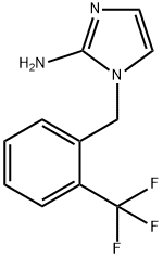 1-[2-(Trifluoromethyl)benzyl]-1H-imidazol-2-amine Structure