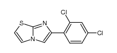 6-(2,4-dichlorophenyl)imidazo[2,1-b]thiazole结构式