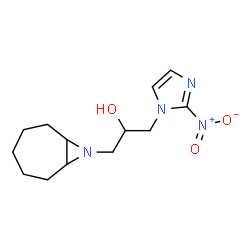 α-[(2-Nitro-1H-imidazole-1-yl)methyl]-8-azabicyclo[5.1.0]octane-8-ethanol Structure