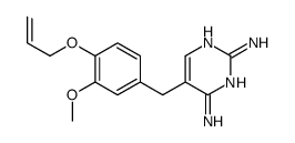 5-[(3-methoxy-4-prop-2-enoxyphenyl)methyl]pyrimidine-2,4-diamine Structure