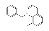 1-methyl-2-phenylmethoxy-3-prop-2-enylbenzene结构式