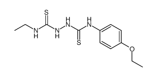 1-ethyl-6-(4'-ethoxyphenyl)-2,5-dithiobiurea Structure