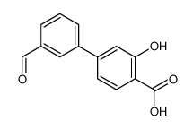 4-(3-formylphenyl)-2-hydroxybenzoic acid Structure