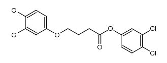 3,4-dichlorophenyl 4-(3,4-dichlorophenoxy)butanoate Structure