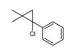 (1-chloro-2,2-dimethylcyclopropyl)benzene structure