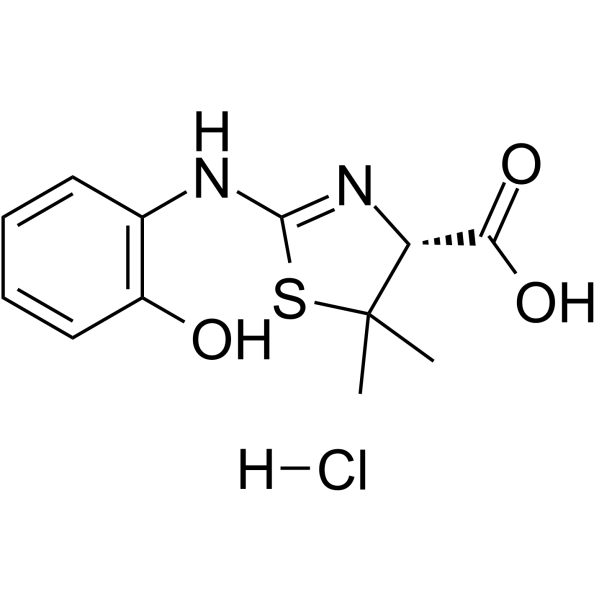 Ebaresdax hydrochloride Structure