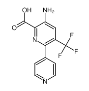 5-Amino-3-(trifluoromethyl)-2,4'-bipyridine-6-carboxylic acid Structure