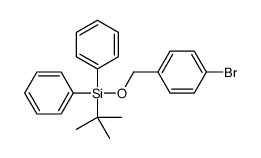 (4-bromophenyl)methoxy-tert-butyl-diphenylsilane结构式