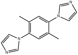 1H-Imidazole, 1,1'-(2,5-dimethyl-1,4-phenylene)bis- structure