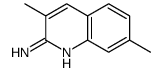 3,7-dimethylquinolin-2-amine Structure