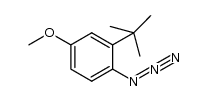 1-azido-2-tert-butyl-4-methoxybenzene Structure