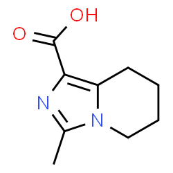 5,6,7,8-tetrahydro-3-methyl-Imidazo[1,5-a]pyridine-1-carboxylic acid Structure