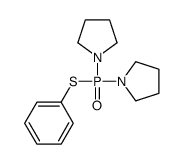 1-[phenylsulfanyl(pyrrolidin-1-yl)phosphoryl]pyrrolidine Structure