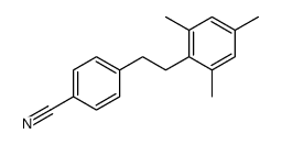 4-[2-(2,4,6-trimethylphenyl)ethyl]benzonitrile Structure