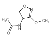 Acetamide,N-(4,5-dihydro-3-methoxy-4-isoxazolyl)-结构式