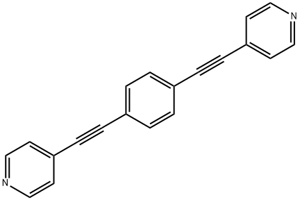 1,4-bis(pyridin-4-ylethynyl)benzene structure