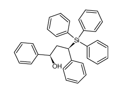 (1R,3R)-1,3-diphenyl-3-(triphenylsilyl)propan-1-ol结构式