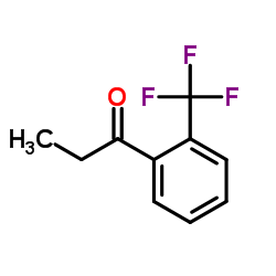 1-(2-(trifluoromethyl)phenyl)propan-1-one structure