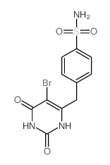 Benzenesulfonamide,4-[(5-bromo-1,2,3,6-tetrahydro-2,6-dioxo-4-pyrimidinyl)methyl]- picture