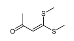 4,4-双(甲基硫基)丁-3-烯-2-酮结构式