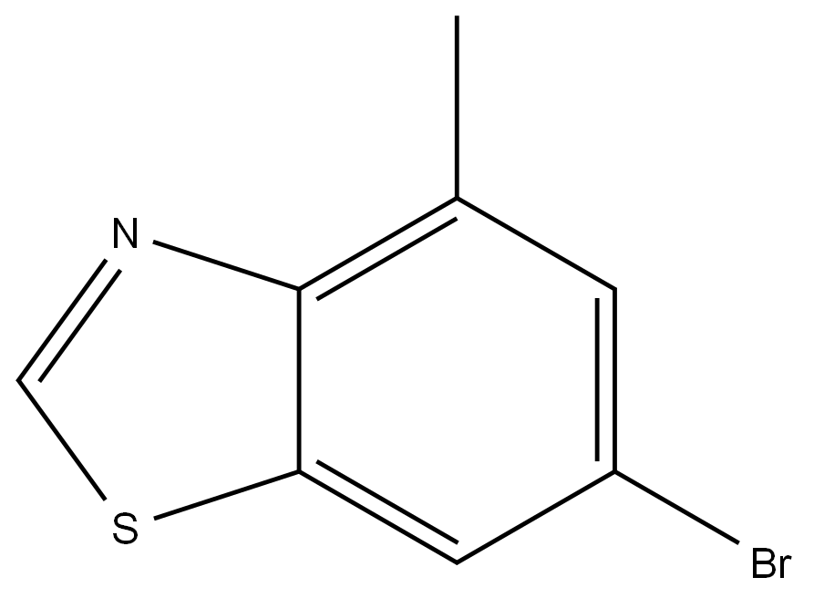 6-bromo-4-methyl-1,3-benzothiazole Structure