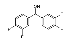 bis-(3,4-difluorophenyl)methanol Structure