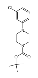 tert-butyl 4-(3-chlorophenyl)piperazine-1-carboxylate structure