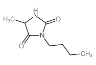 3-butyl-5-methyl-imidazolidine-2,4-dione Structure