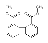 dimethyl biphenylene-1,8-dicarboxylate Structure