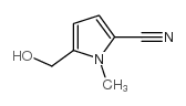 1H-Pyrrole-2-carbonitrile,5-(hydroxymethyl)-1-methyl-(9CI)结构式