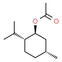 rel-2β*-Isopropyl-5β*-methyl-1α*-cyclohexanol acetate结构式