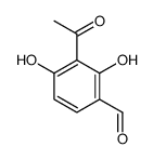 3-acetyl-2,4-dihydroxybenzaldehyde结构式