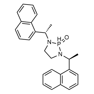 1,3-双((S)-1-(萘-1-基)乙基)-1,3,2-二氮磷杂环戊烷-2-氧化物结构式