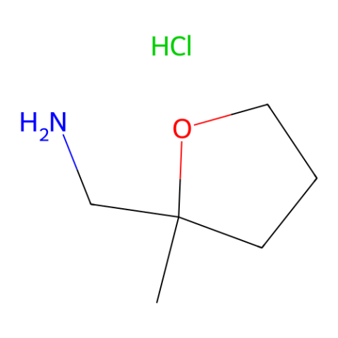 1-(2-methyloxolan-2-yl)methanamine hydrochloride结构式