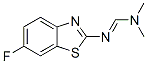 Methanimidamide, N-(6-fluoro-2-benzothiazolyl)-N,N-dimethyl- (9CI)结构式