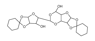 1,2-O-CYCLOHEXYLIDENE-ALPHA-D-XYLOPENTODIALDO-1,4-FURANOSE DIMER结构式