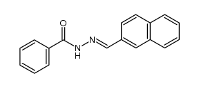 2-Formyl-naphthalin-benzoylhydrazon Structure