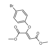 dimethyl 4-bromo-phenoxymaleate结构式