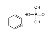 3-methylpyridine,phosphoric acid结构式