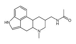 N-(6-methyl-ergolin-8-ylmethyl)-acetamide结构式