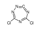 3,5-dichloro-1,2,4,6-tetrazacyclohepta-2,4,6,7-tetraene结构式