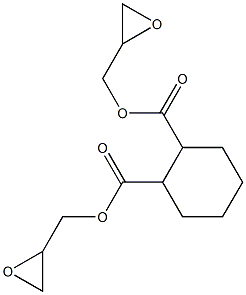 1,2-Cyclohexanedicarboxylic acid, bis(oxiranylmethyl) ester, homopolymer结构式